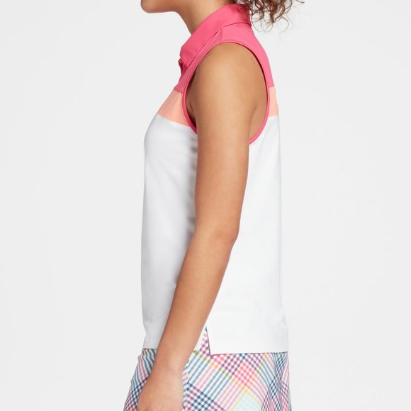 Lady Hagen Tropic Hydrodri Polo Sleeveless Women's Golf Tennis Sport WGH11312 - Picture 11 of 12